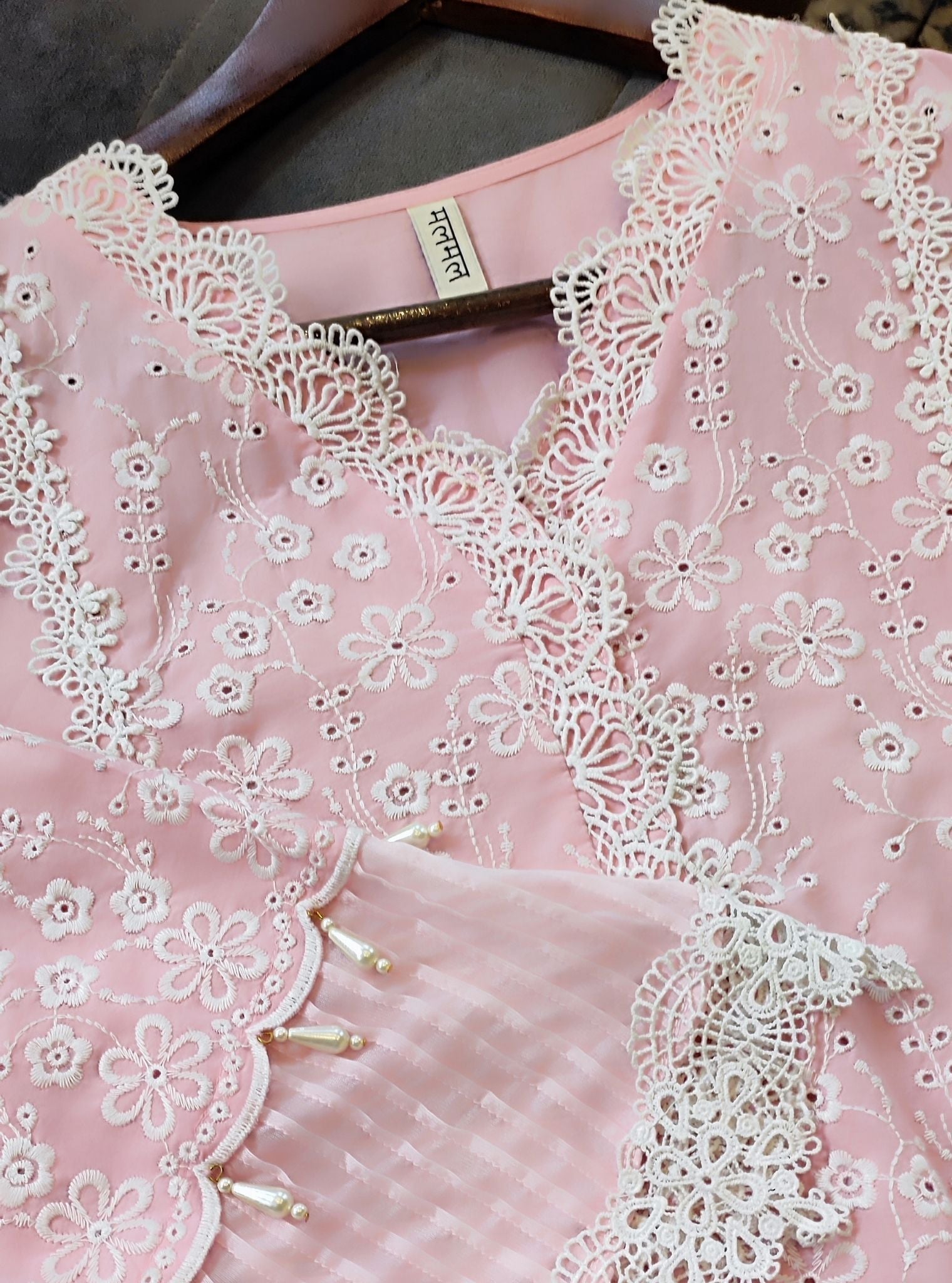 Adhira Cotton Pink Kurta Set