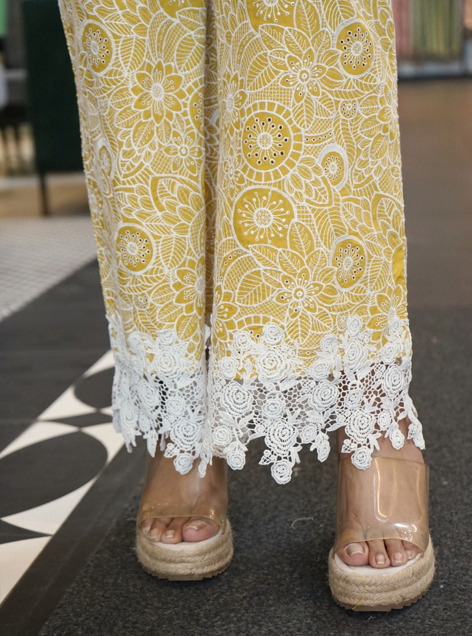 Banska Cotton Mustard Co-ord Set