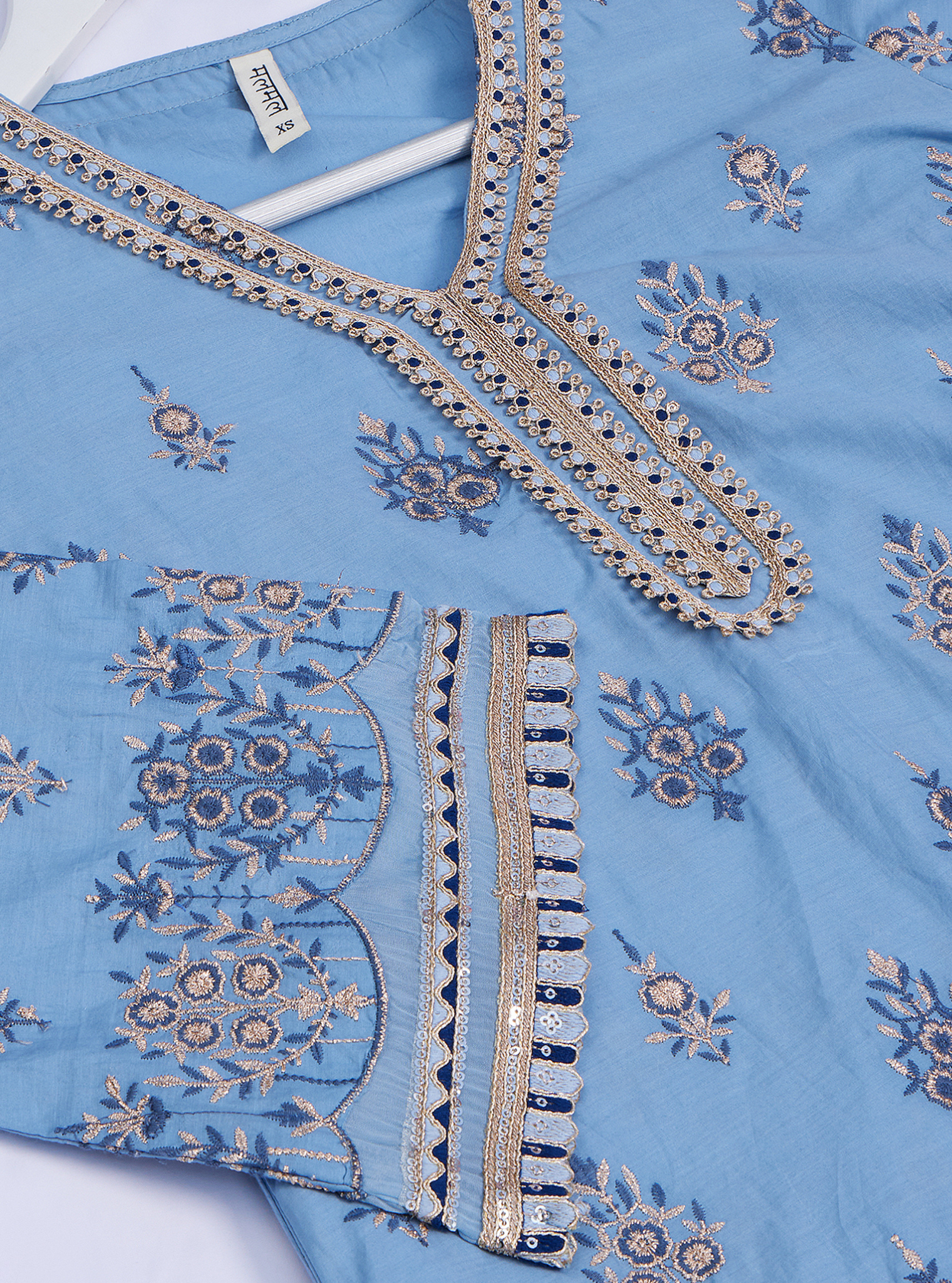 Amaltas Cotton Dark Blue Kurta Set