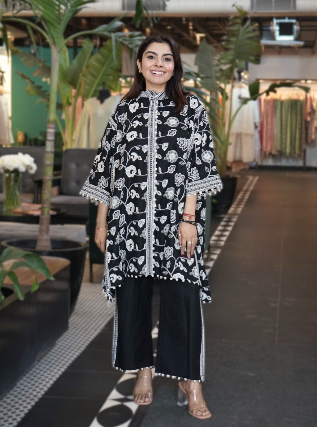 Ashby Wool White Kurta Set