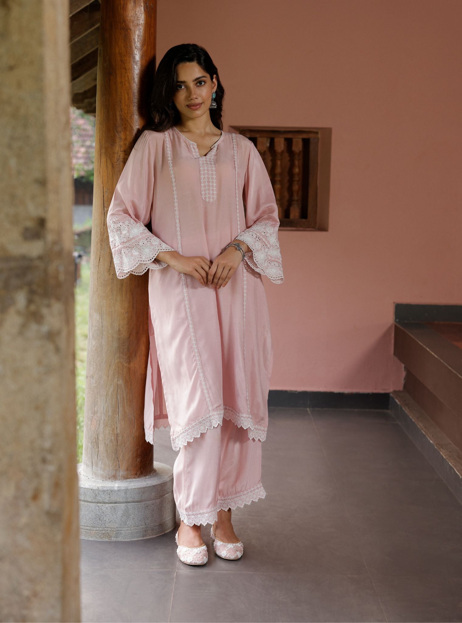 Mandara Lawn Pink Kurta Set