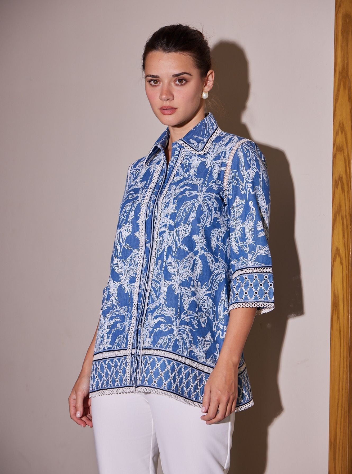 Kira Denim Dark Blue Shirt