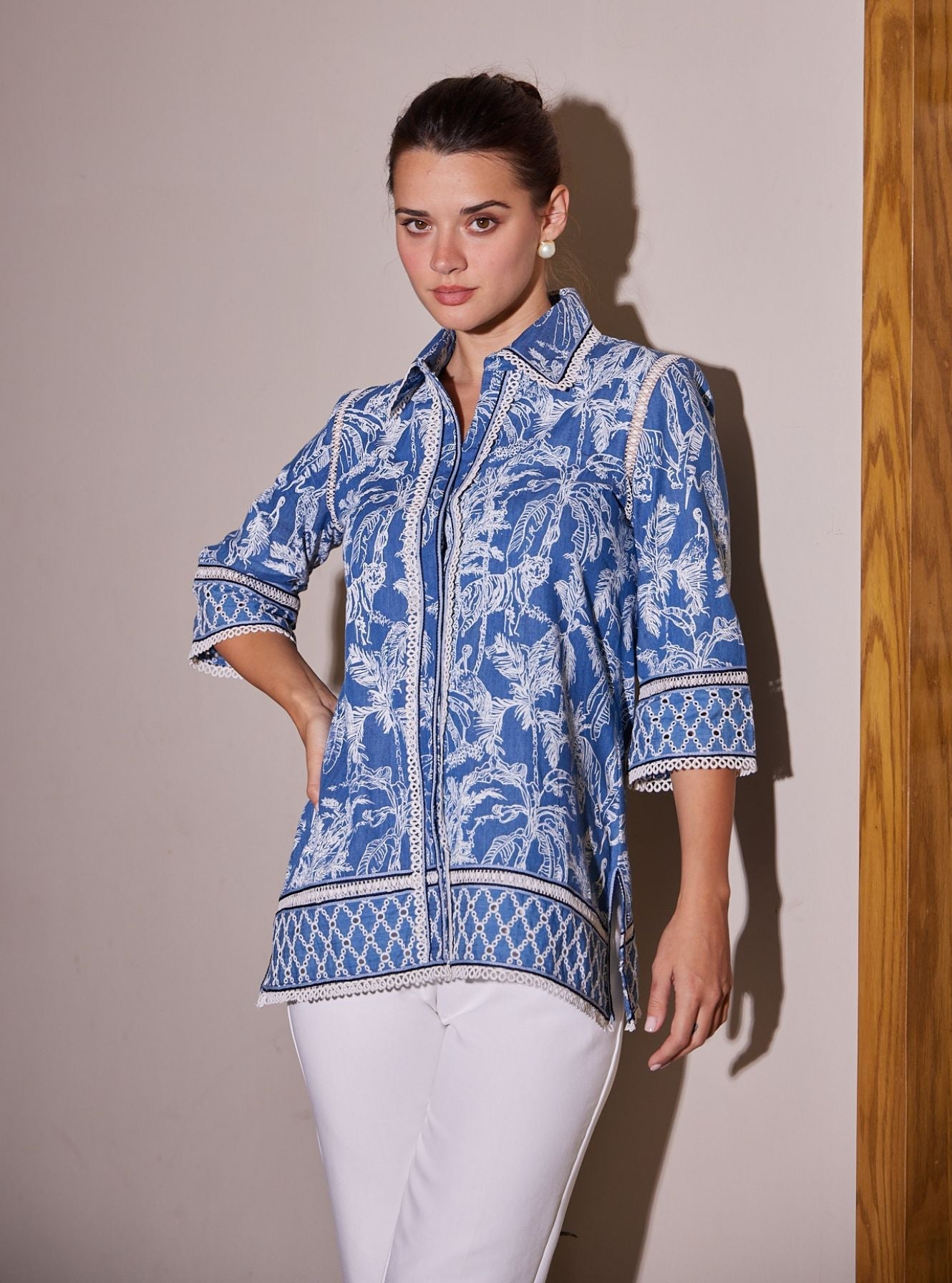 Kira Denim Dark Blue Shirt
