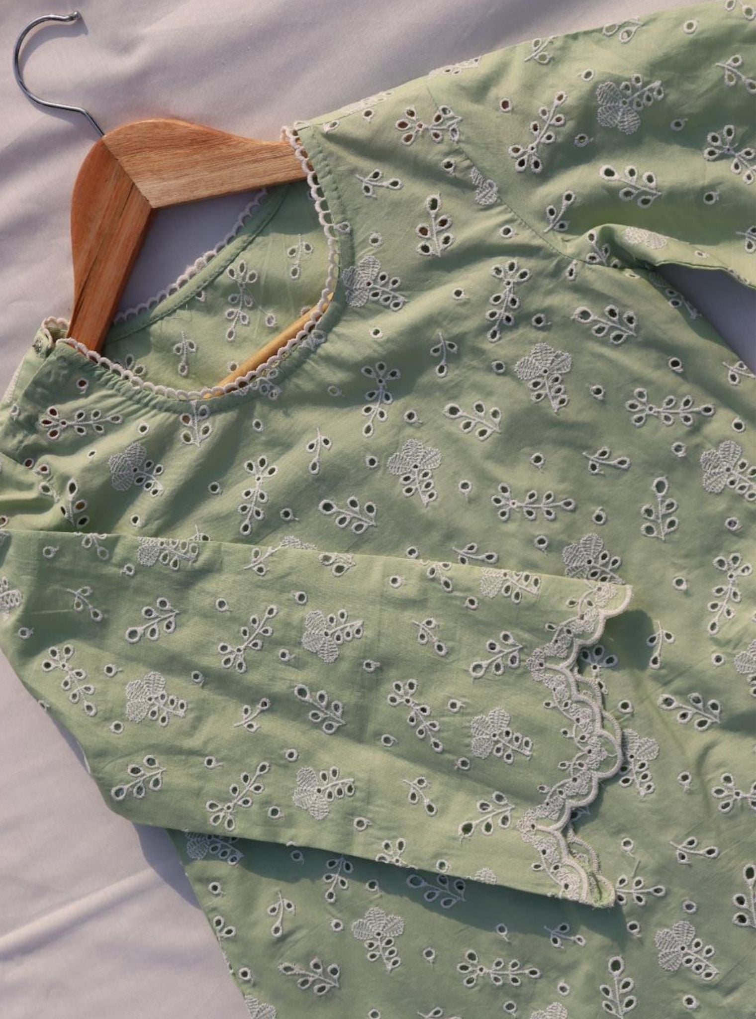 Hannah Cotton Green Co-ord Set