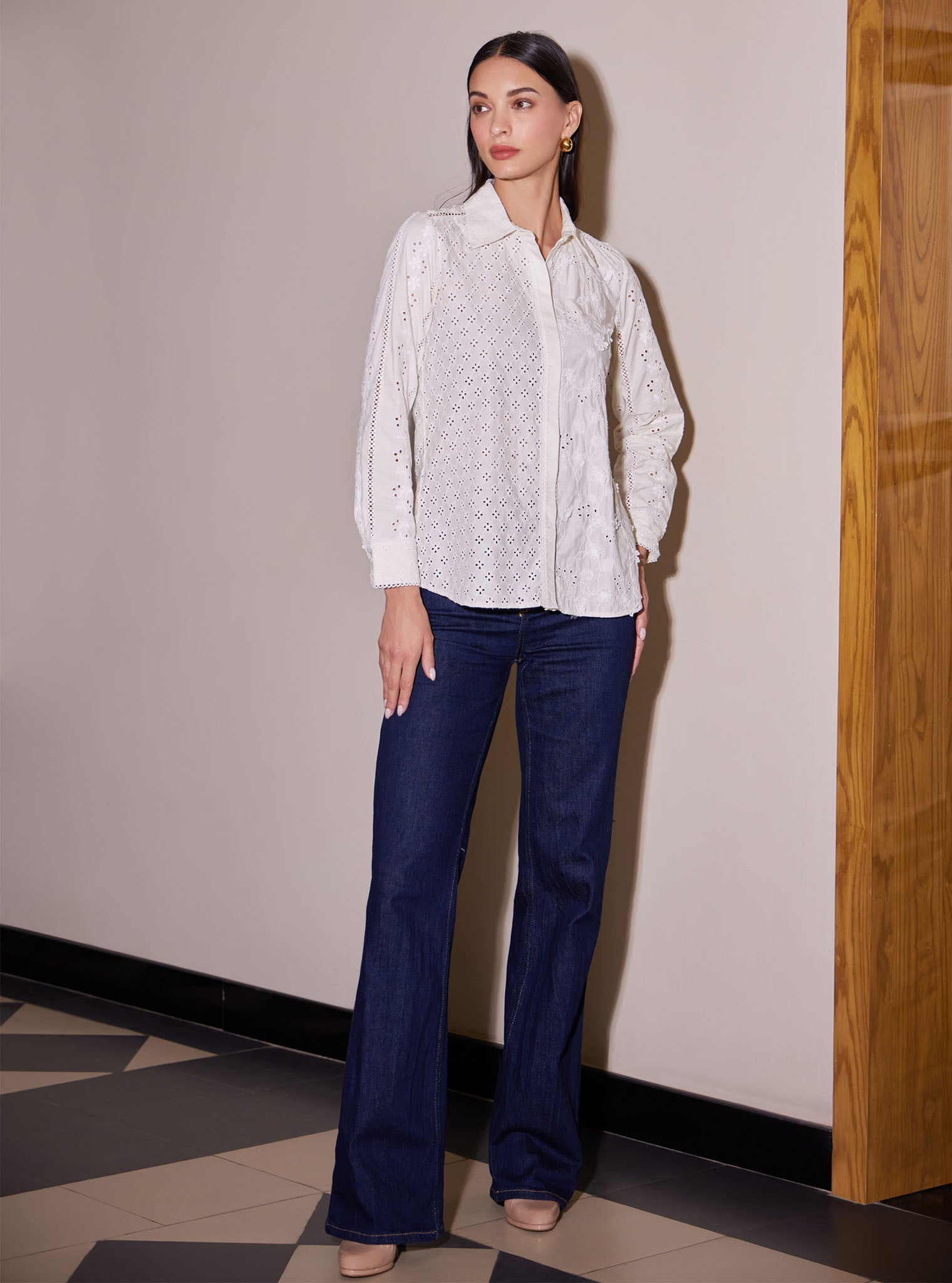 Clio Cotton White Shirt