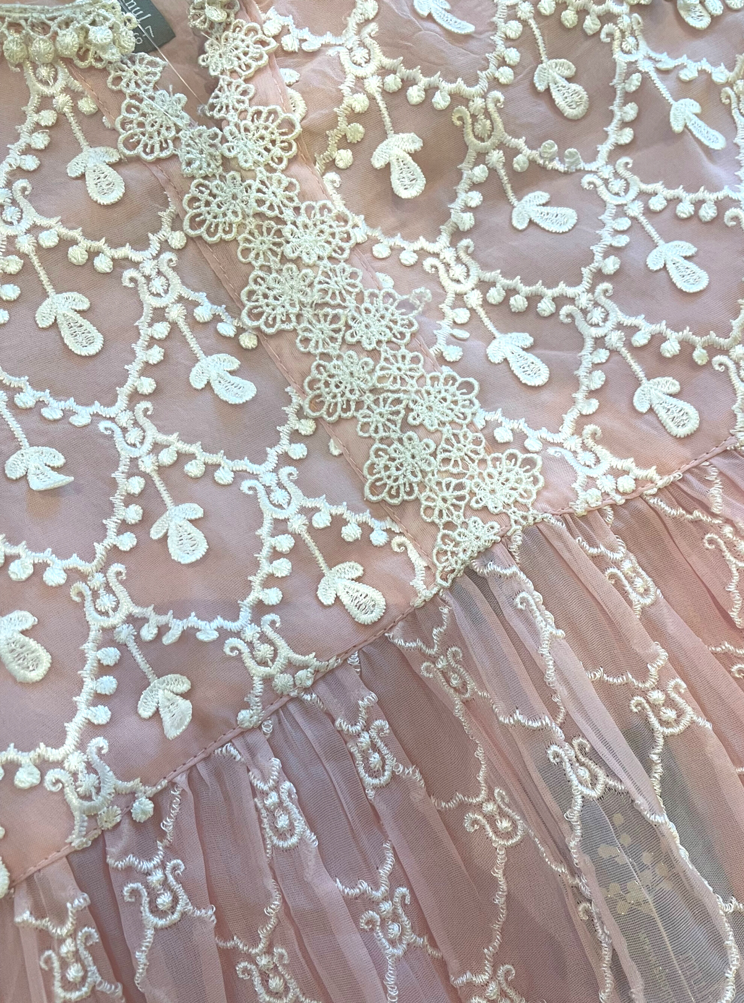Anya Organza Anarkali Pink Kurta with Sharara Set