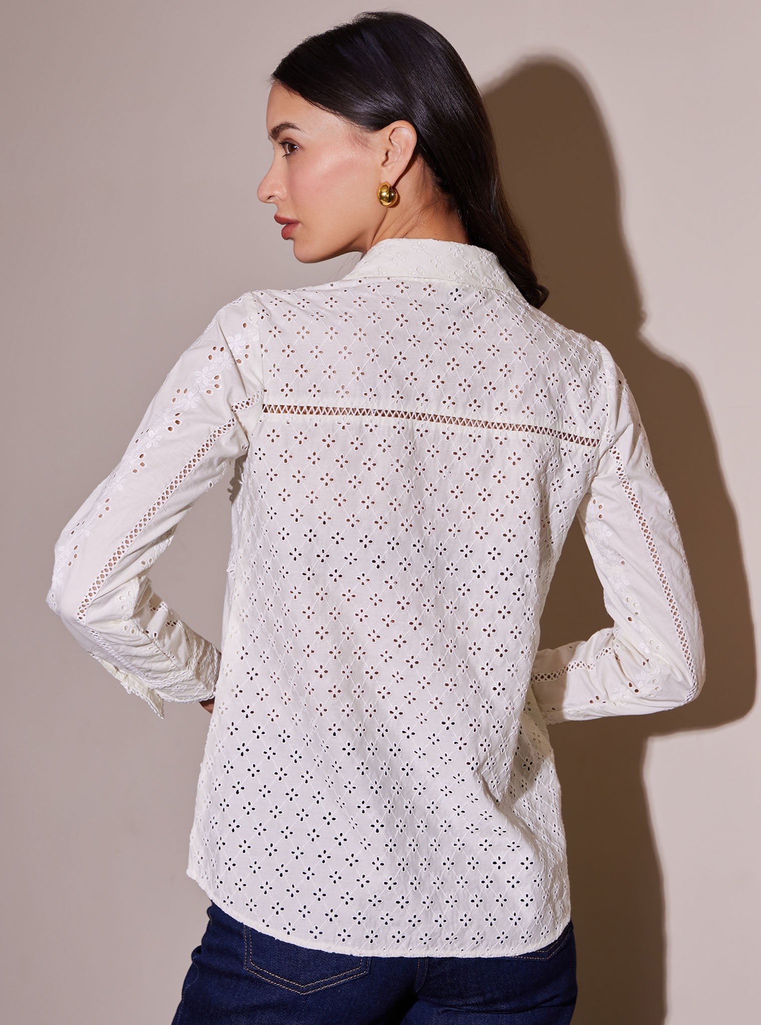 Clio Cotton White Shirt