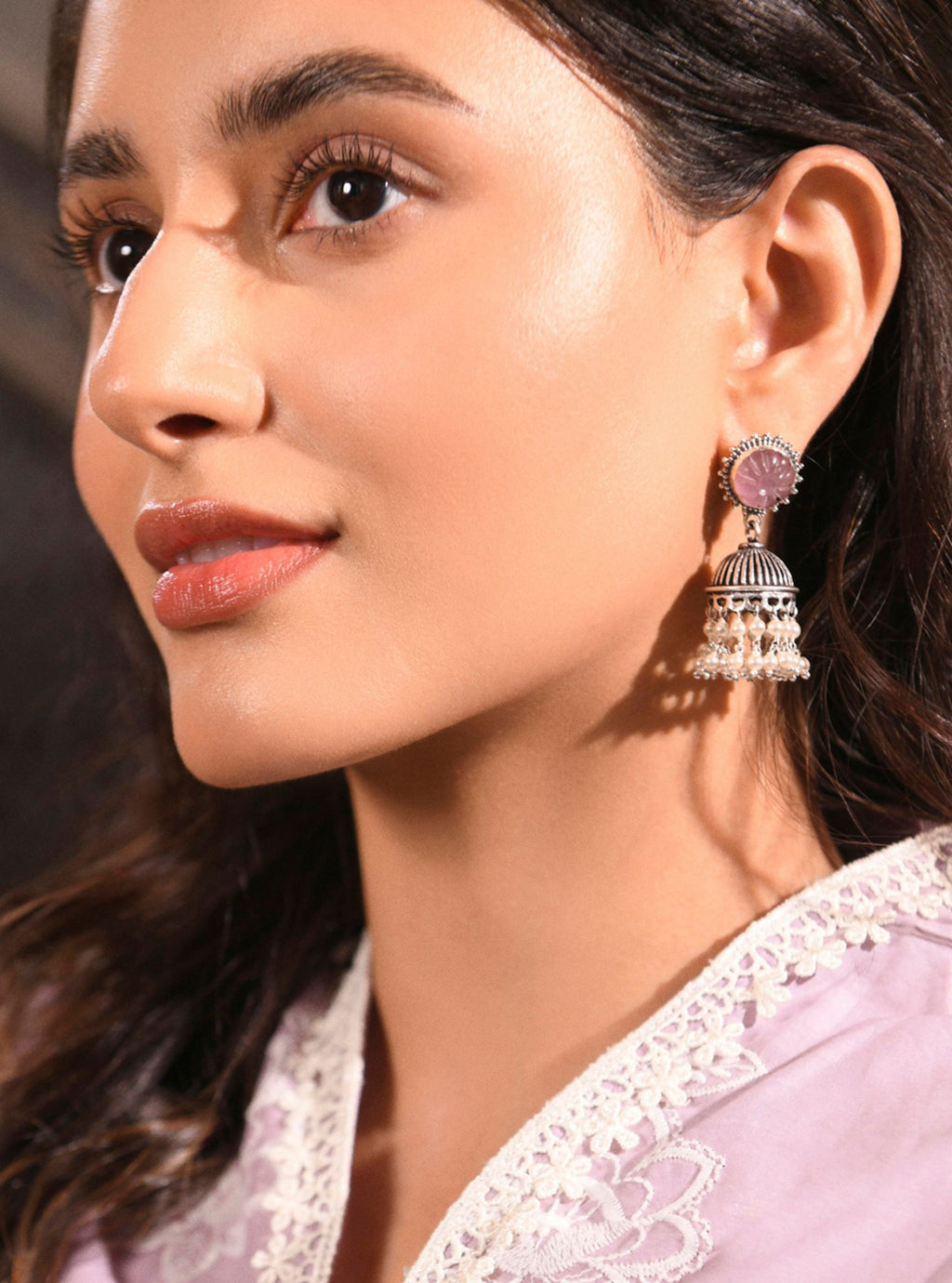 Pure Silver Zehra Jhumki main image 0