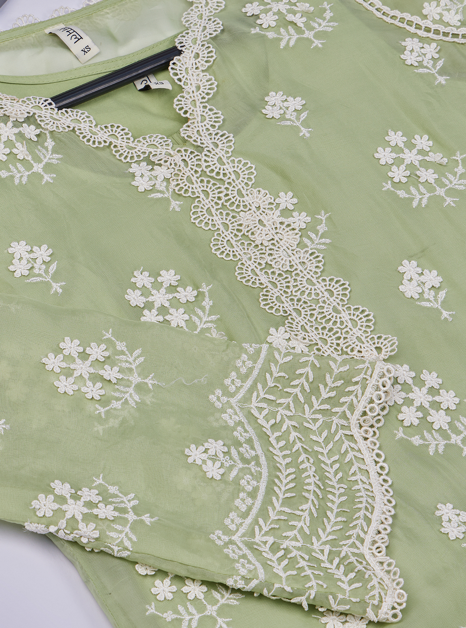 Svasti Pima Green Kurta Set
