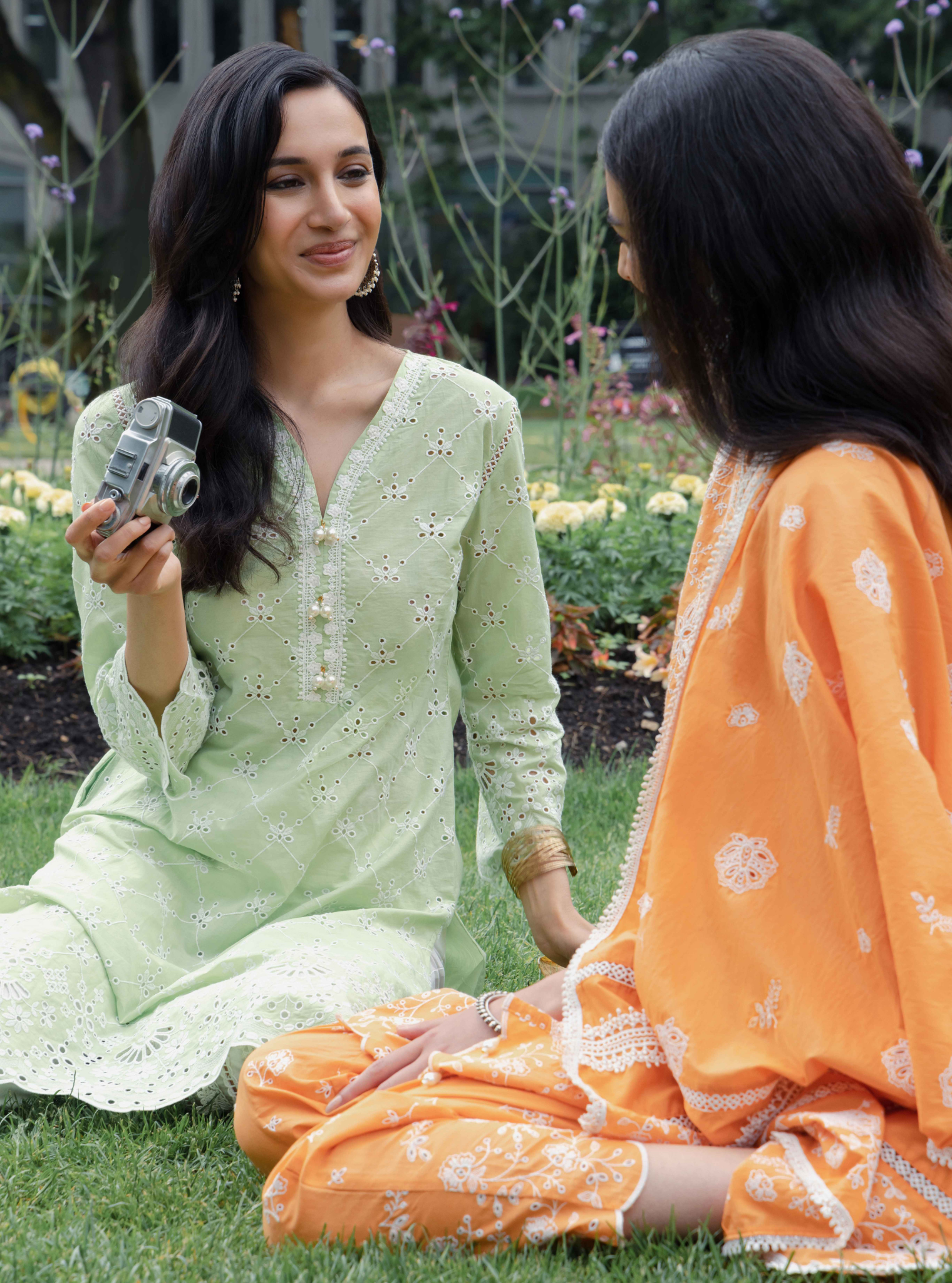Perth Cotton Green Kurta Set