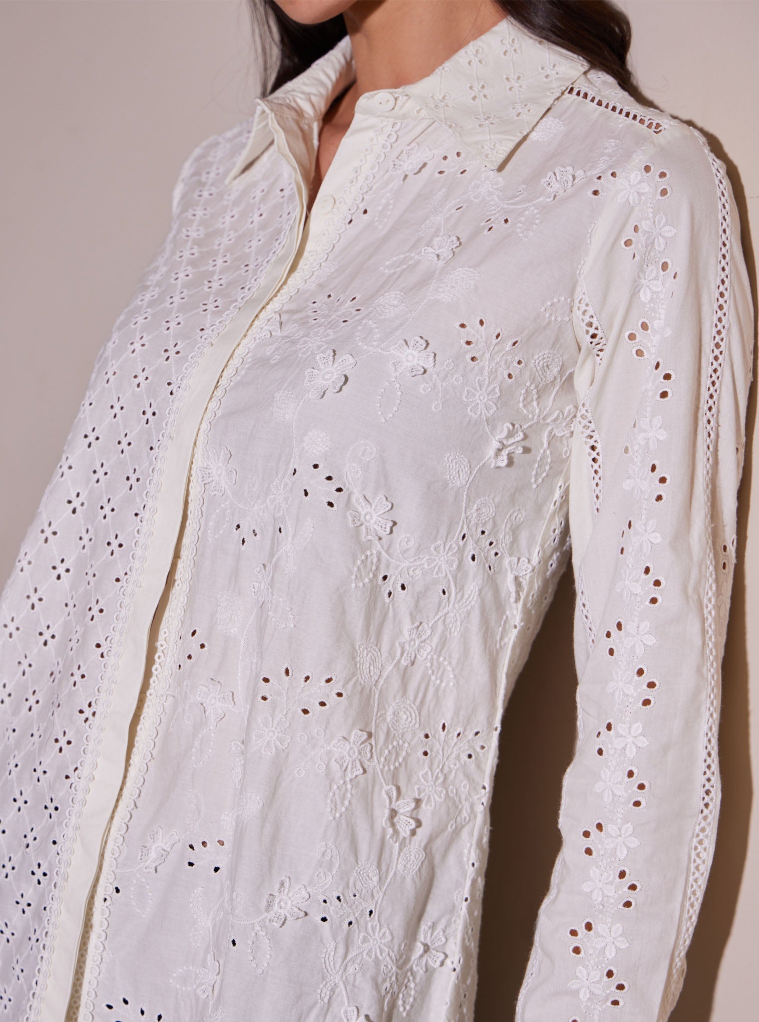 Clio Cotton White Shirt