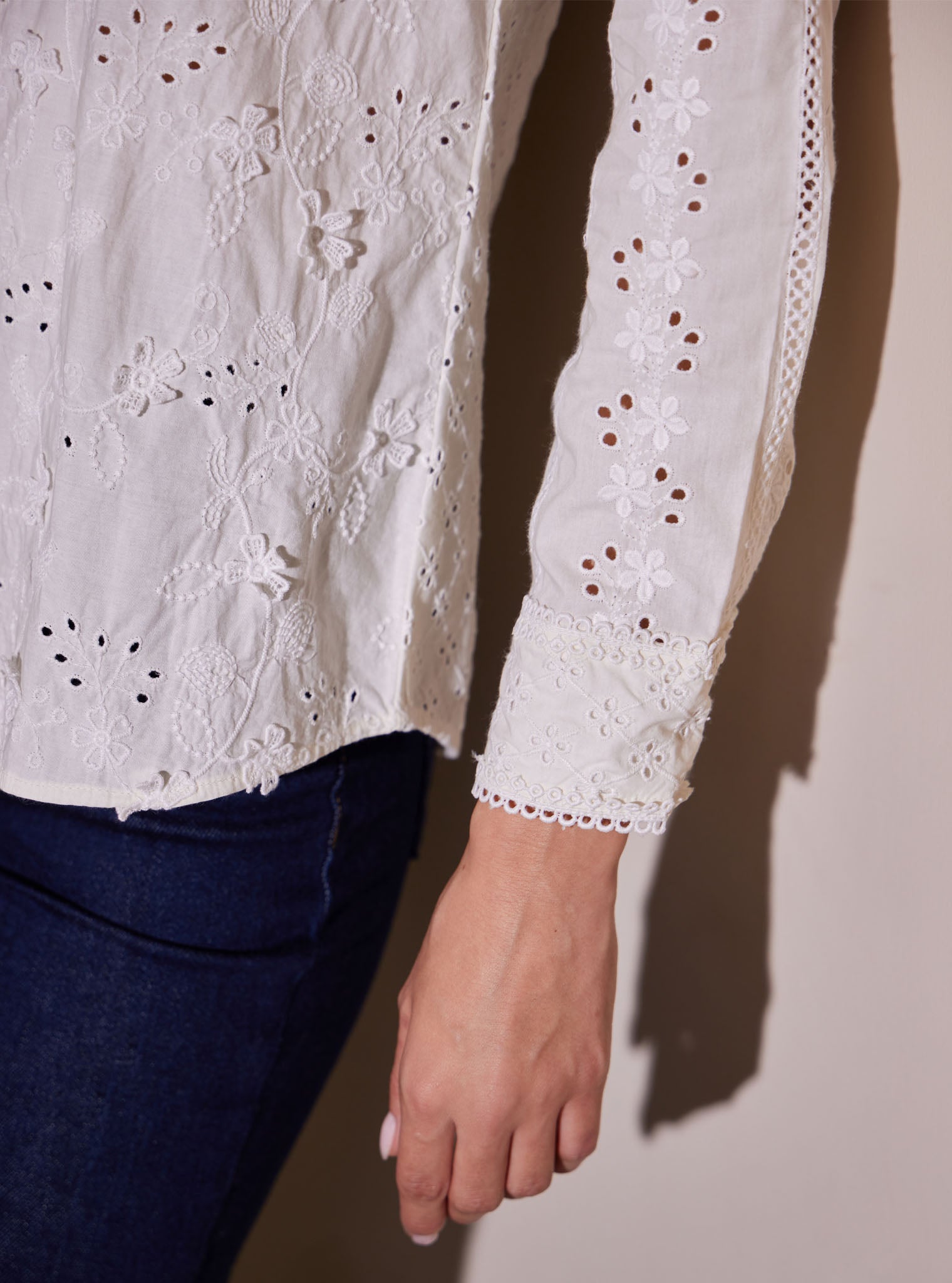Clio Cotton White Shirt