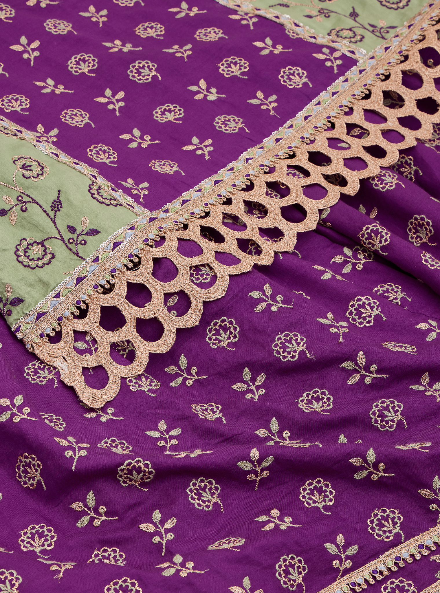 Pravi Pima Green Kurta Set