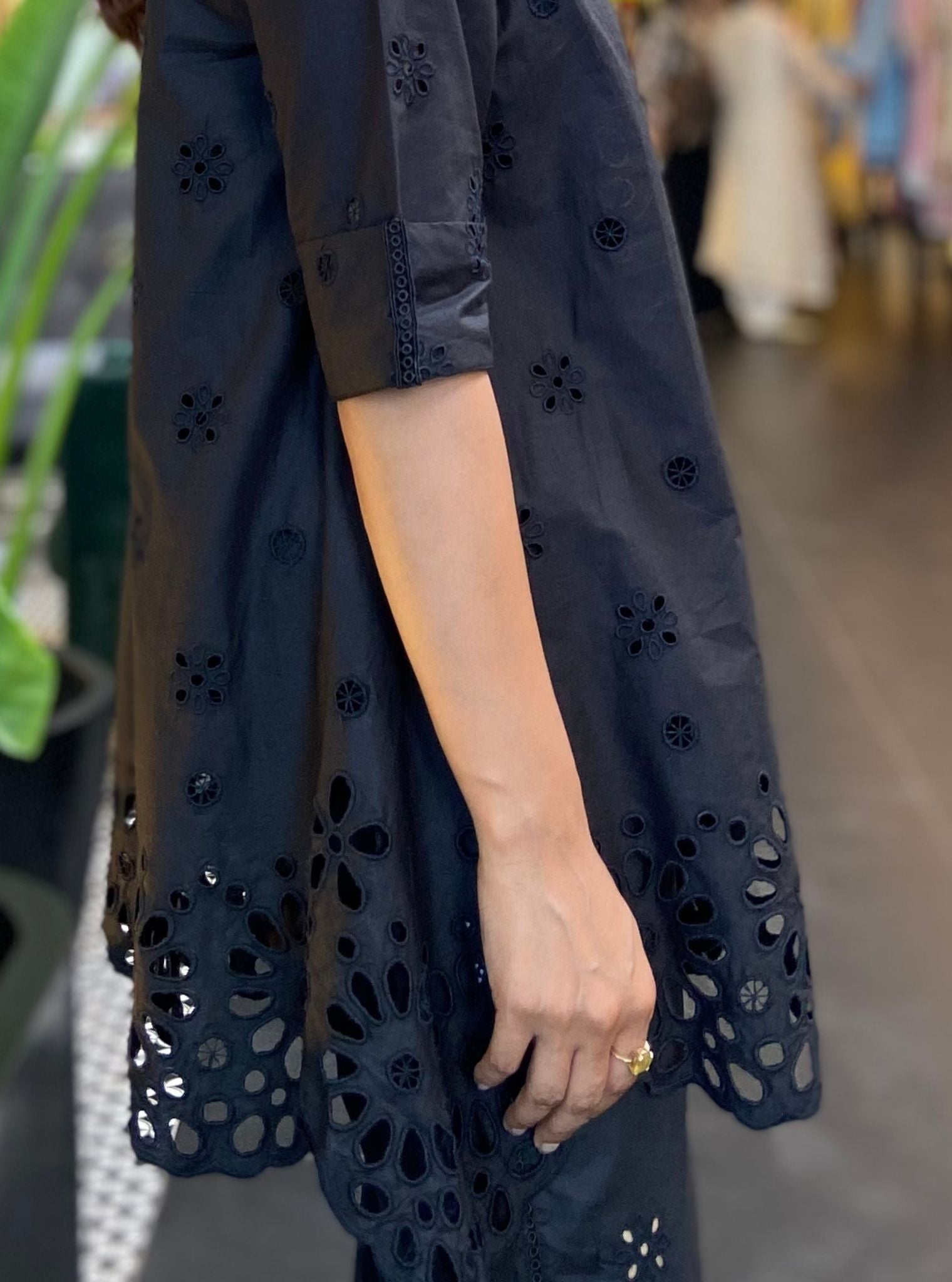 Carlisle Cotton Black Co-ord Set