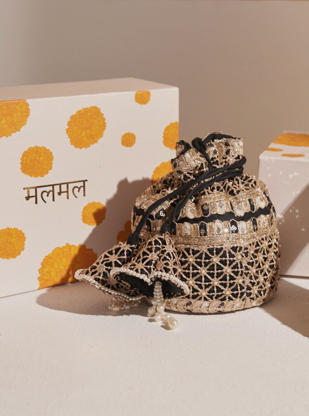 Mulmul Mandovi Black Dupatta