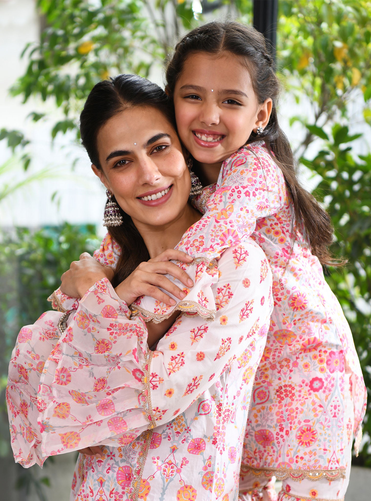 Grace Cotton White Kurta with Garara Set