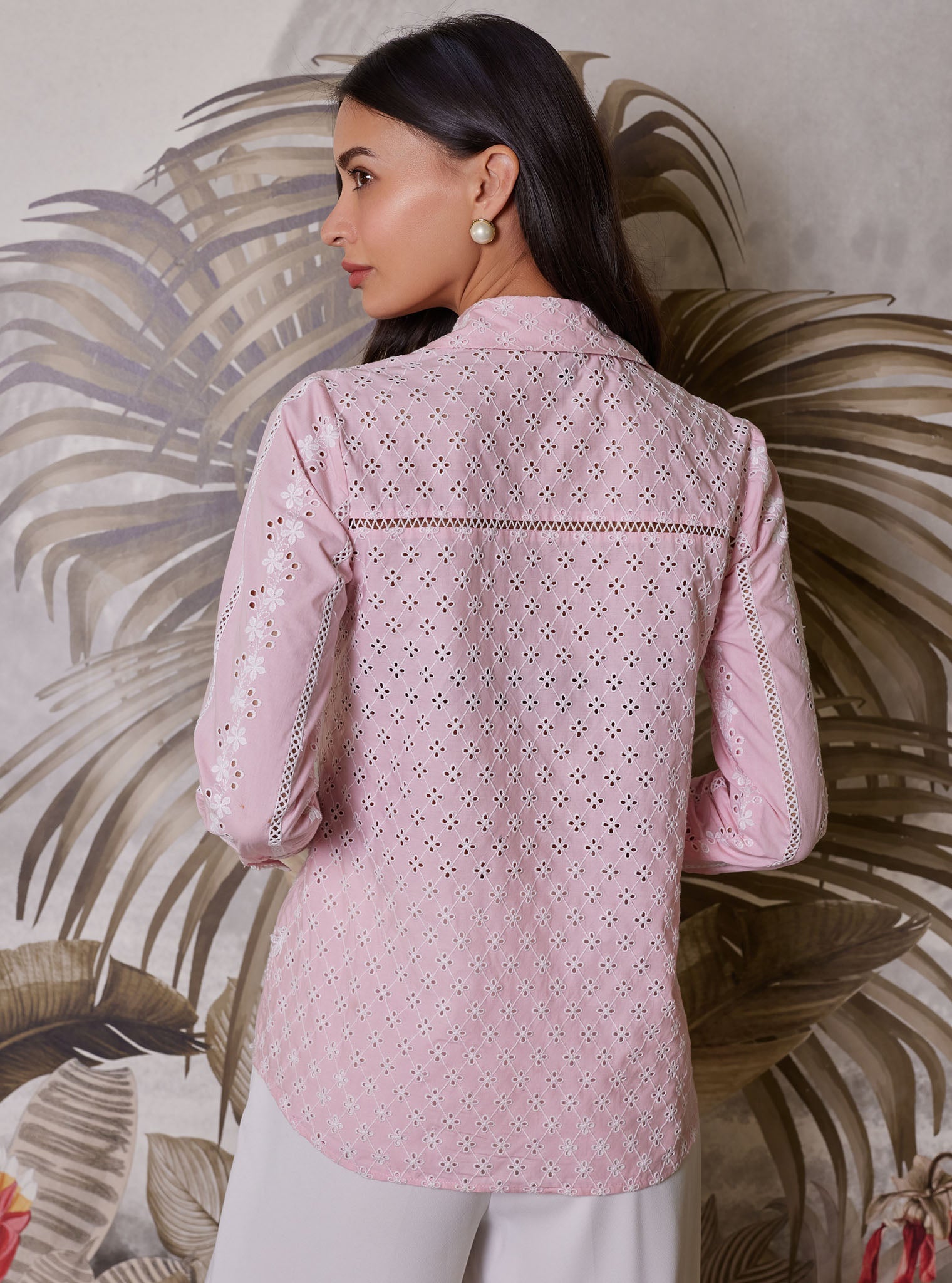 Clio Cotton Pink Shirt