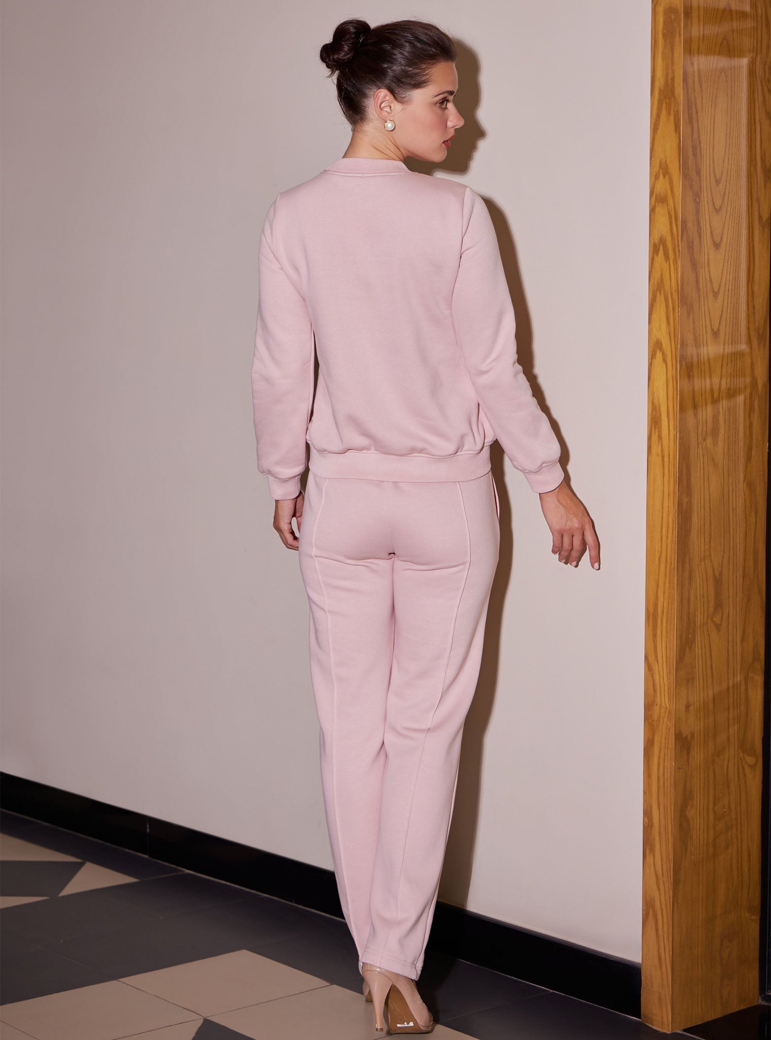 Mulmul Fleece Nesoi Pink Pant