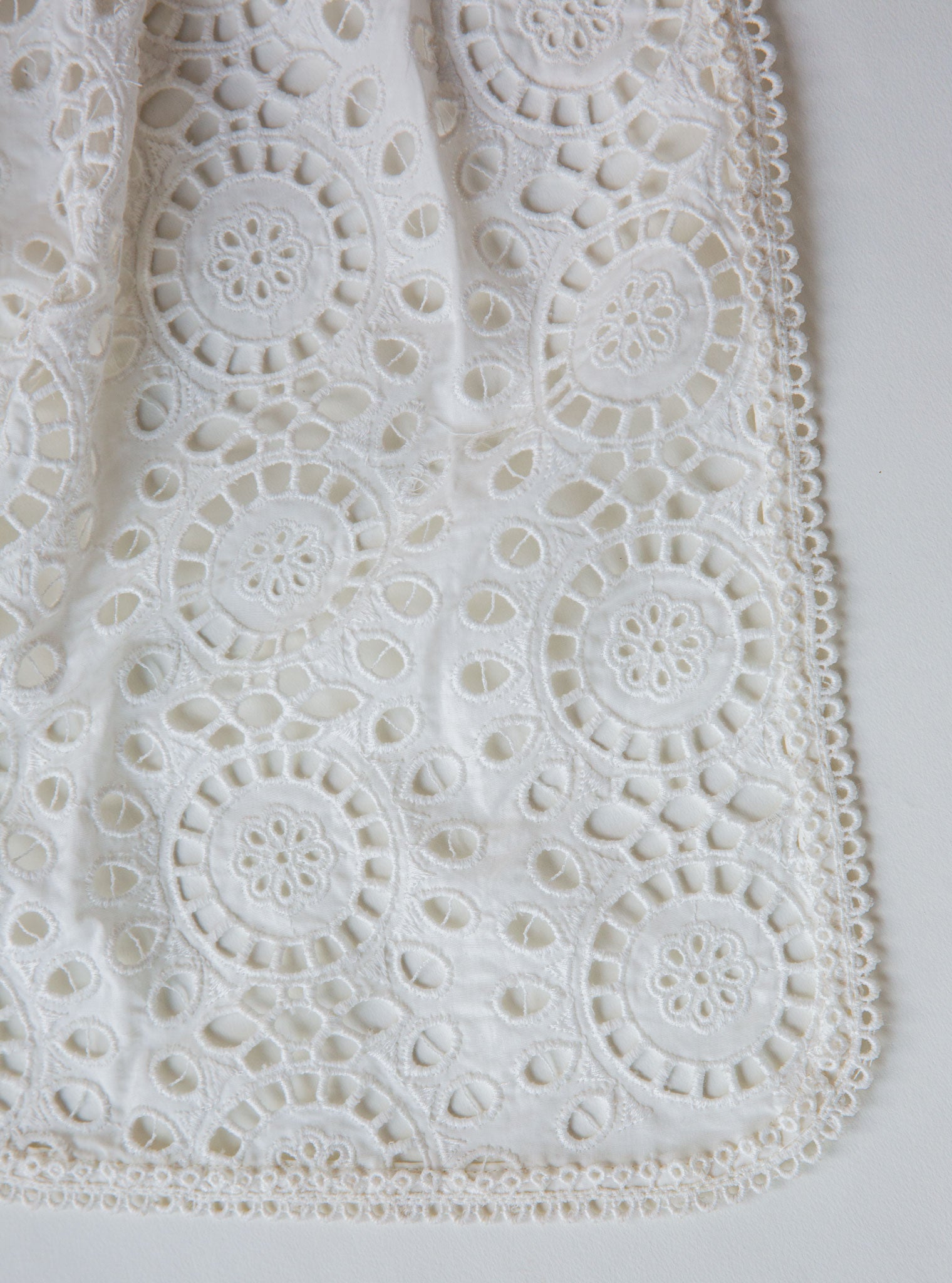 Willow Cotton White Top with Pant Set