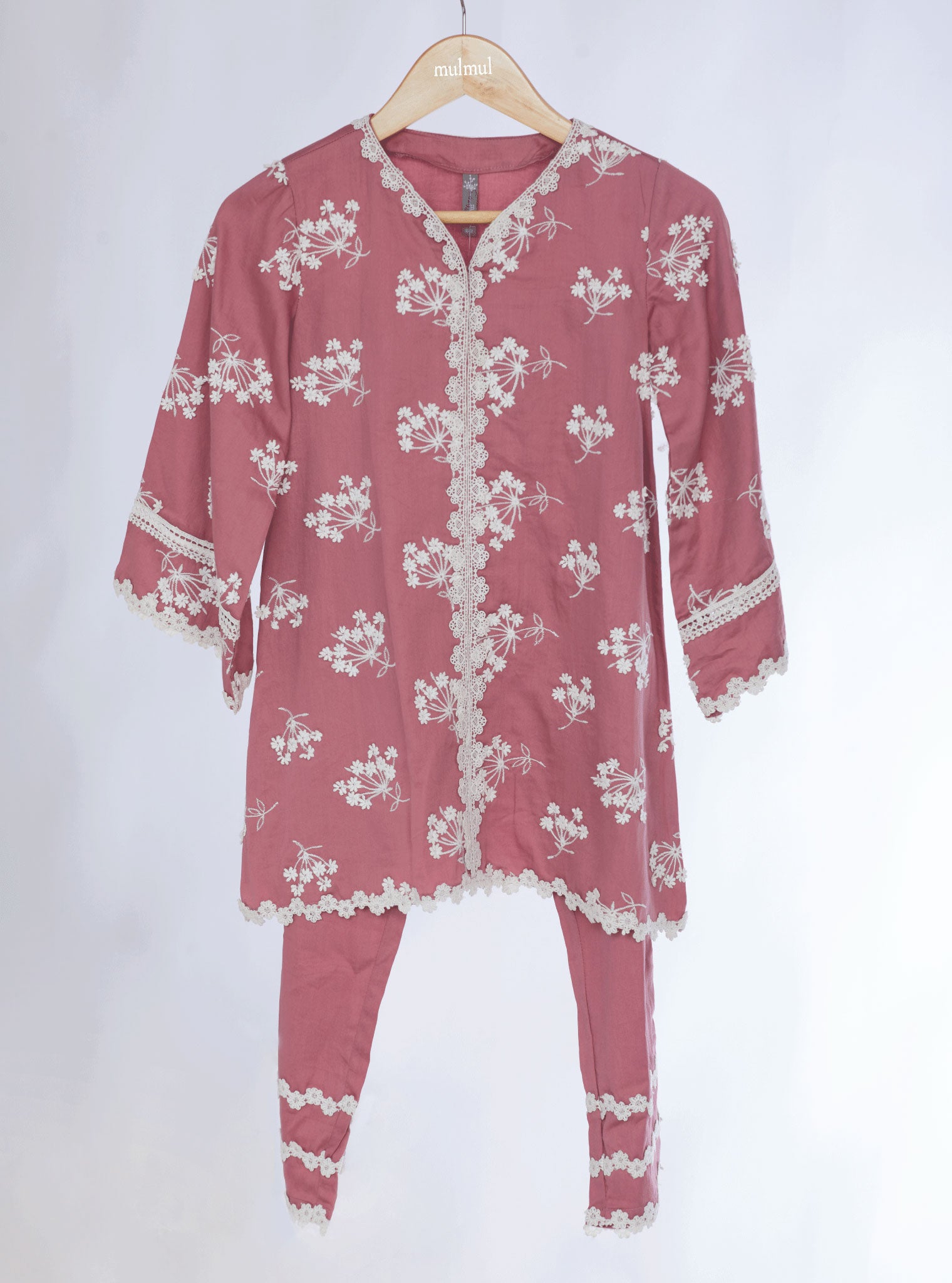Ife Pima Mauve Kurta Set