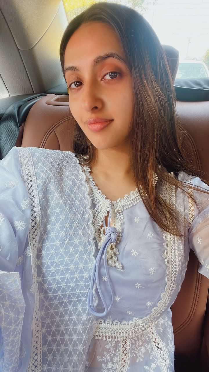 Tisca Organza Lilac Anarkali Kurta Set