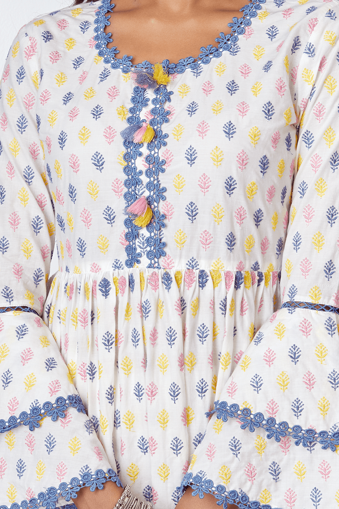 Alpine Cotton Kurta with Sharara Set