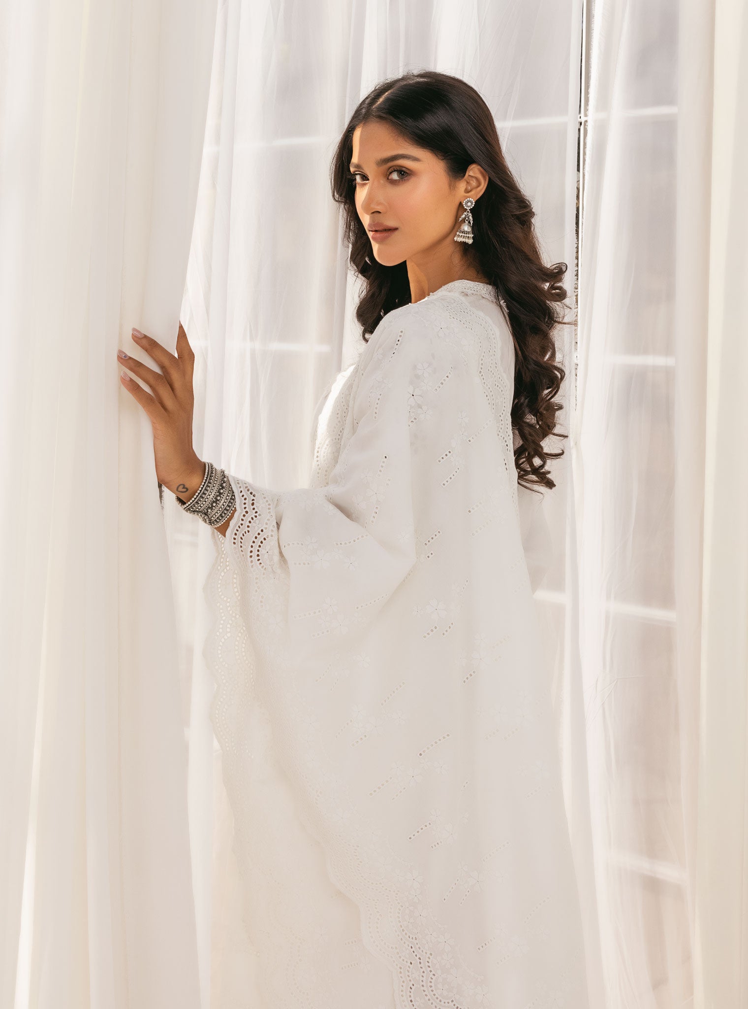 Asota Cotton White Kurta Set