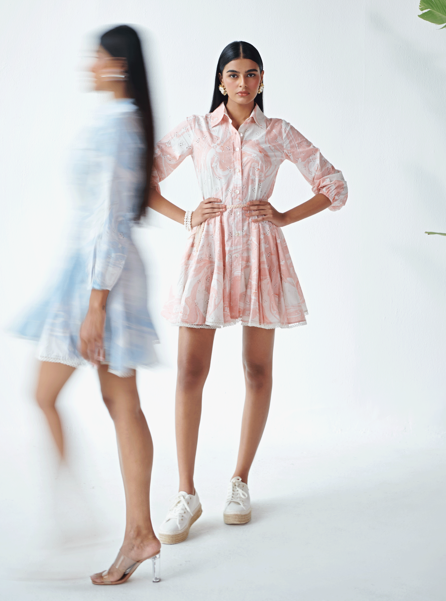 Anza Cotton Blue Dress