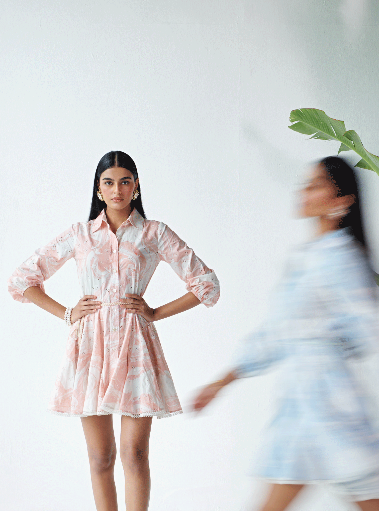 Anza Cotton Blue Dress