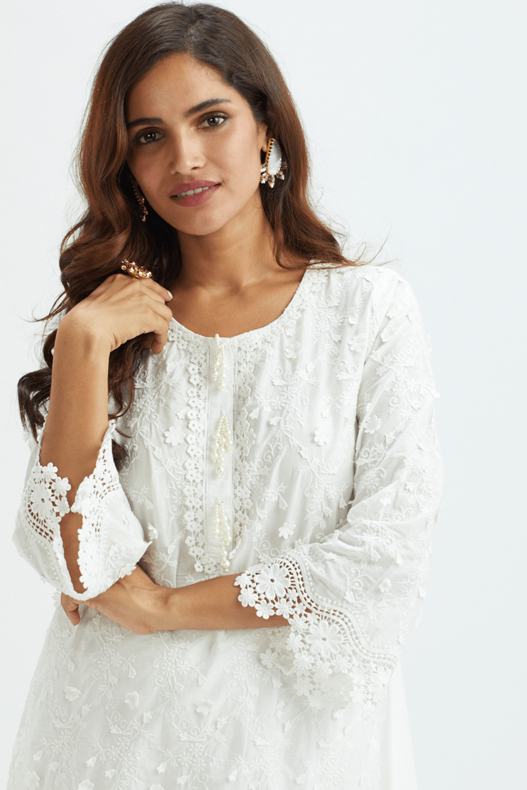 Baybreeze Cotton White Kurta