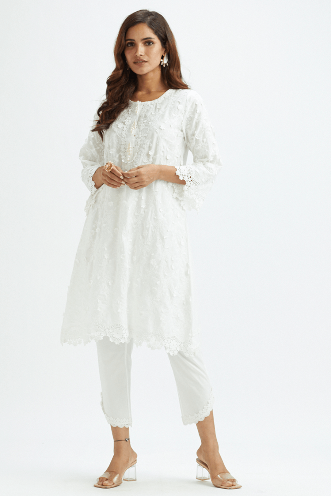 Baybreeze Cotton White Kurta