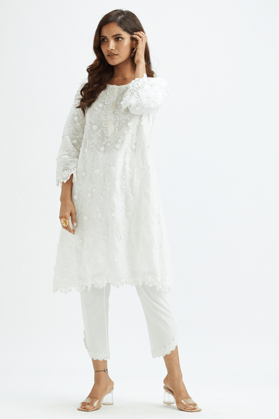Baybreeze Cotton White Kurta