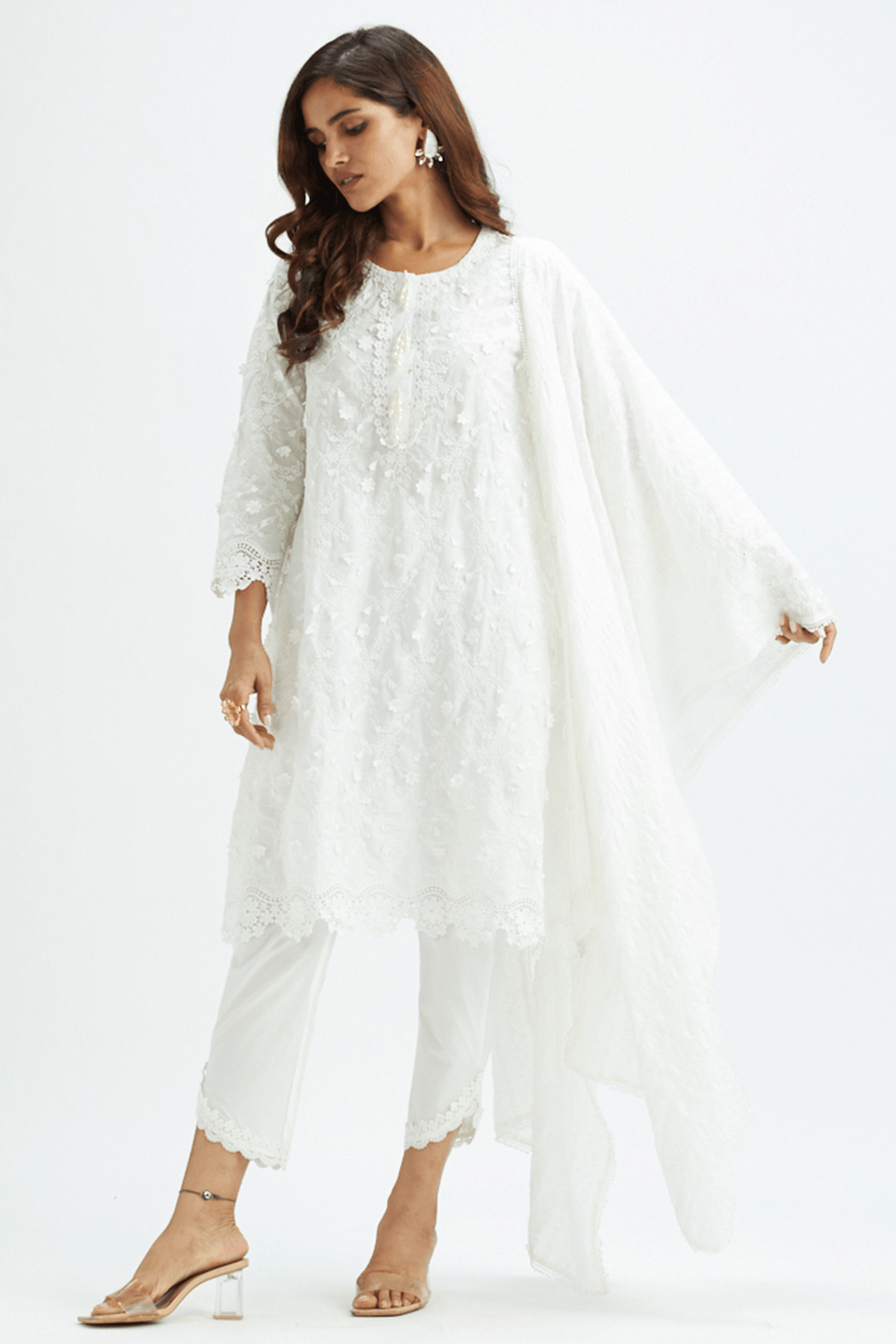 Baybreeze Cotton White Kurta