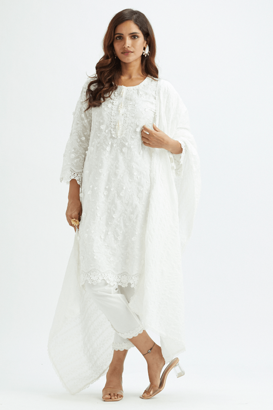 Baybreeze Cotton White Kurta