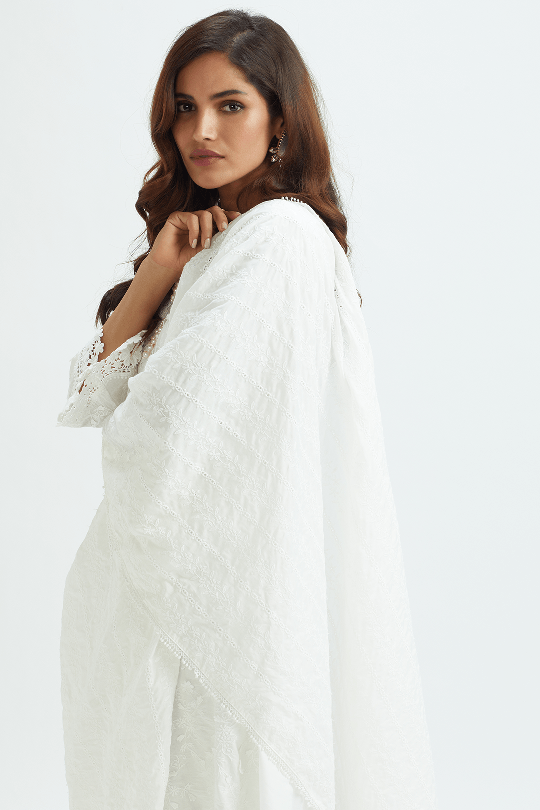 Baybreeze Cotton White Kurta Set