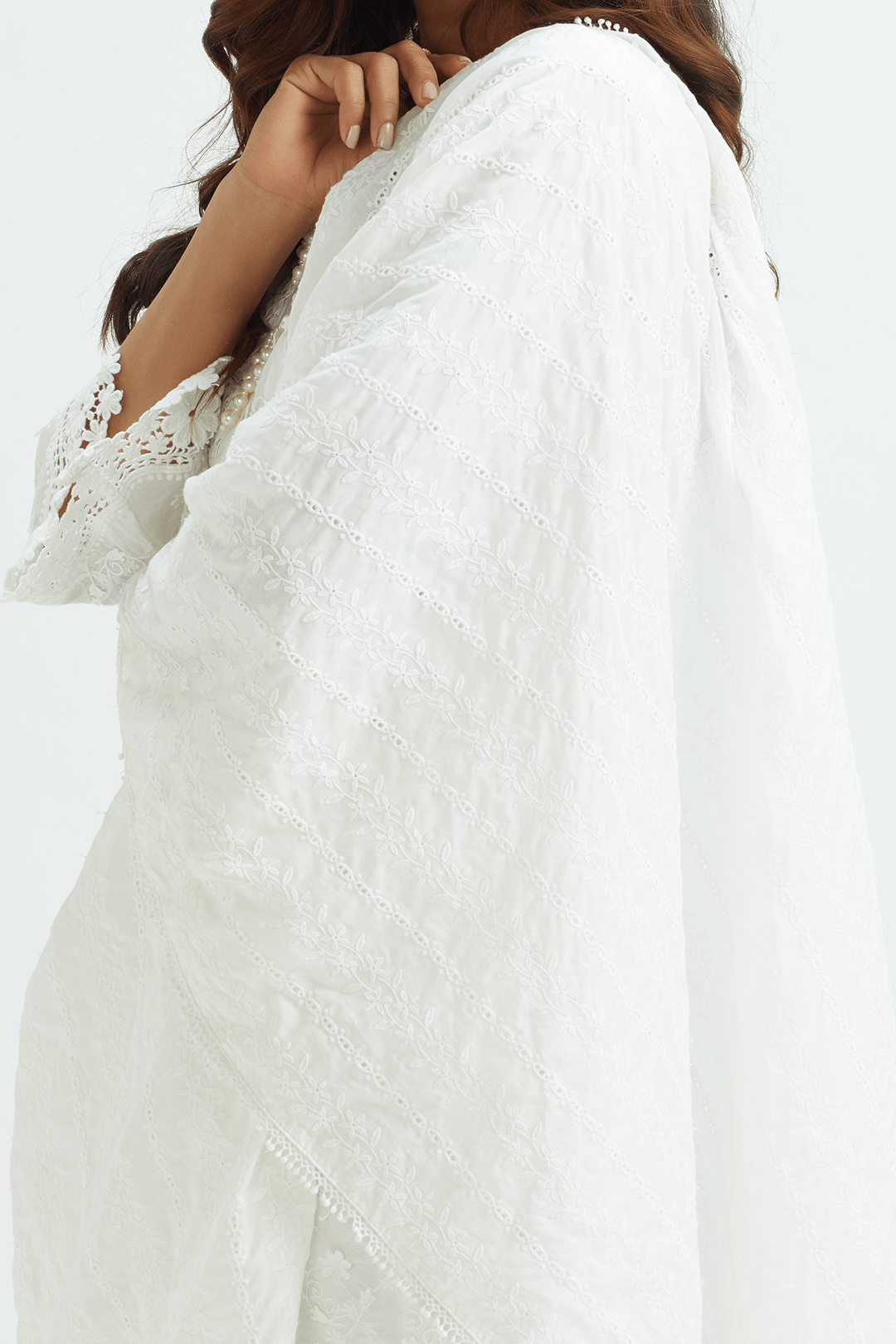 Baybreeze Cotton White Kurta Set