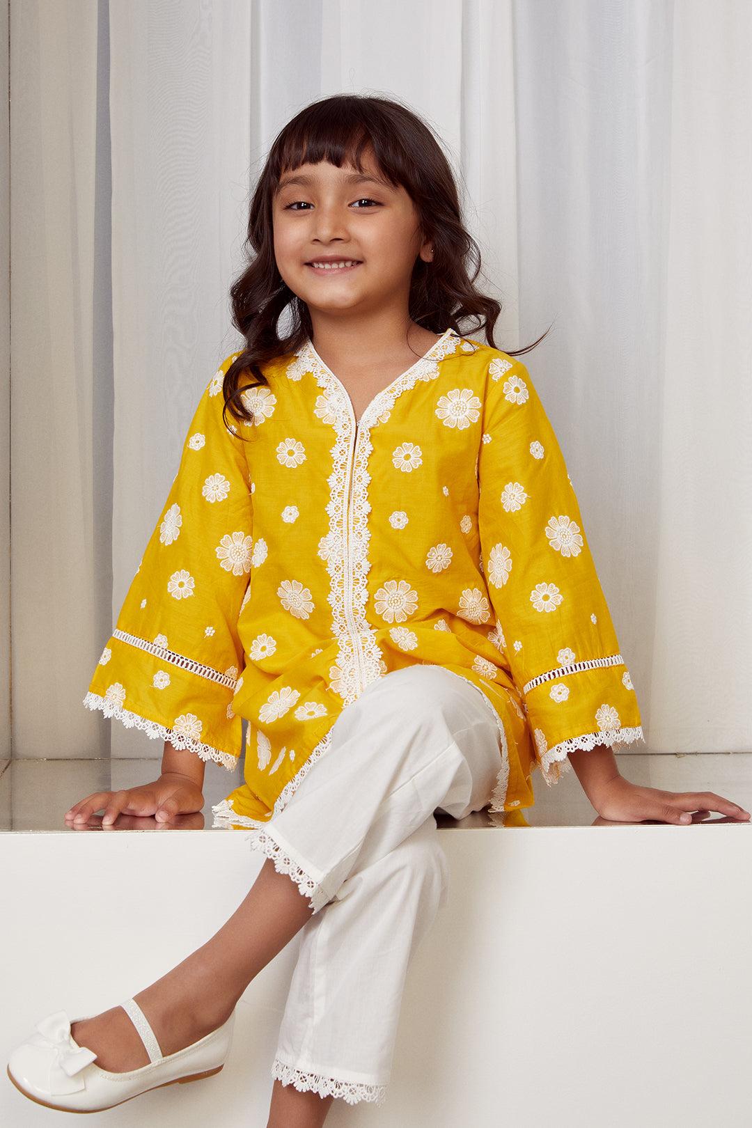 Bloom Cotton Kurta Set