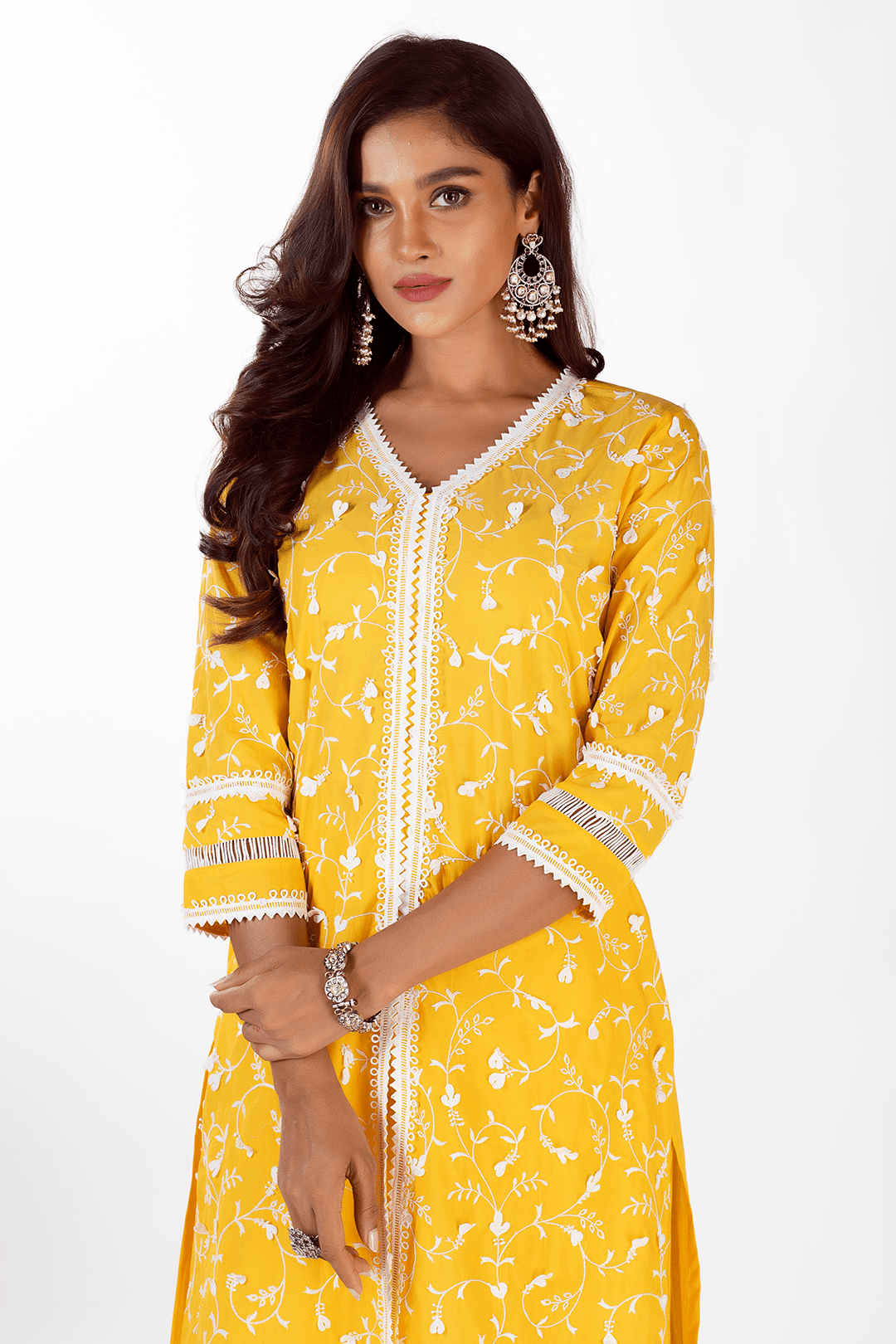 Cali Cotton Mango Kurta Set