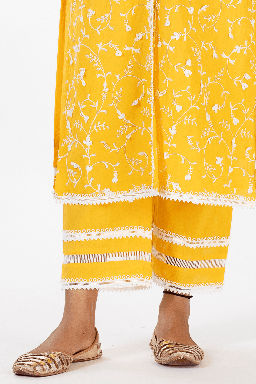 Cali Cotton Mango Kurta Set