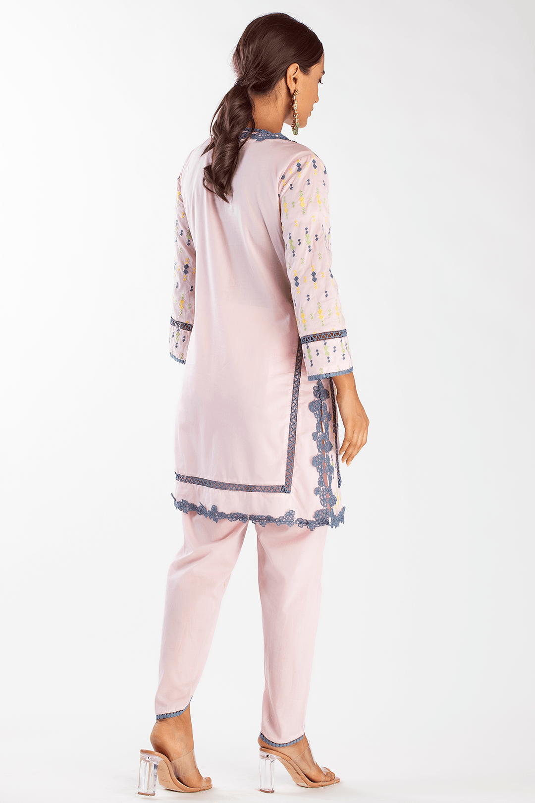 Cupid Cotton Pink Kurta Set