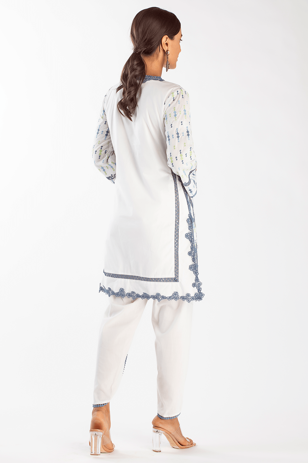 Cupid Cotton White Kurta Set