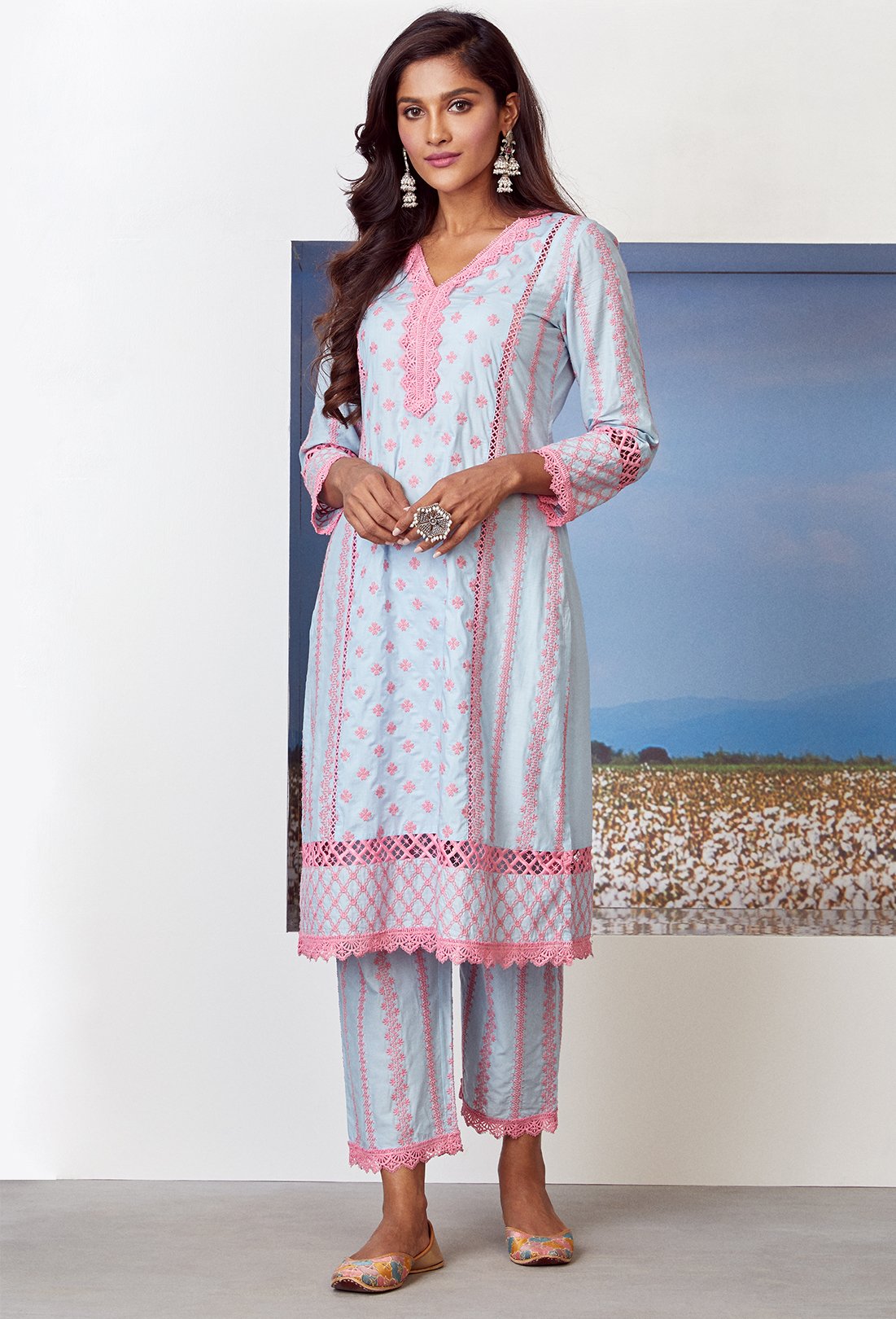 Daydream Cotton Kurta Set