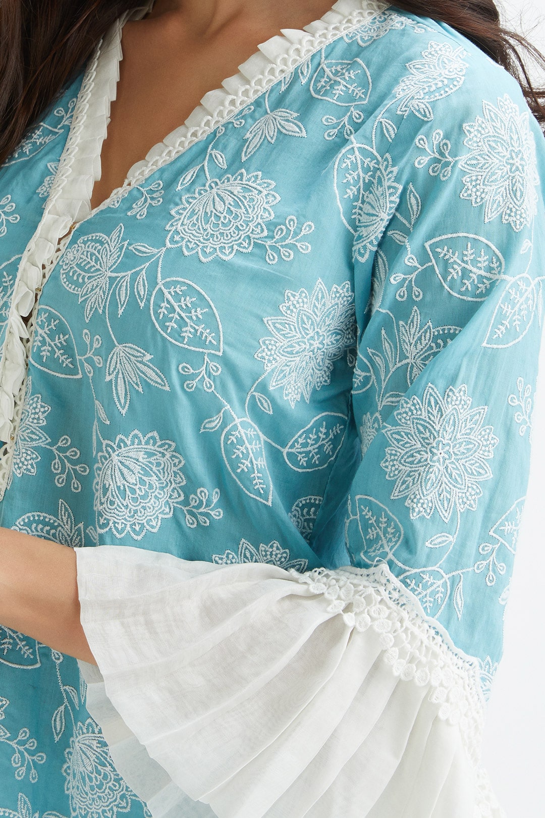 Dunlin Cotton Blue Pyjama Set