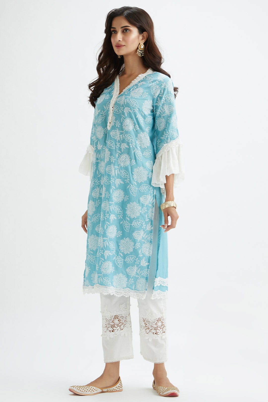 Dunlin Cotton Blue Pyjama Set