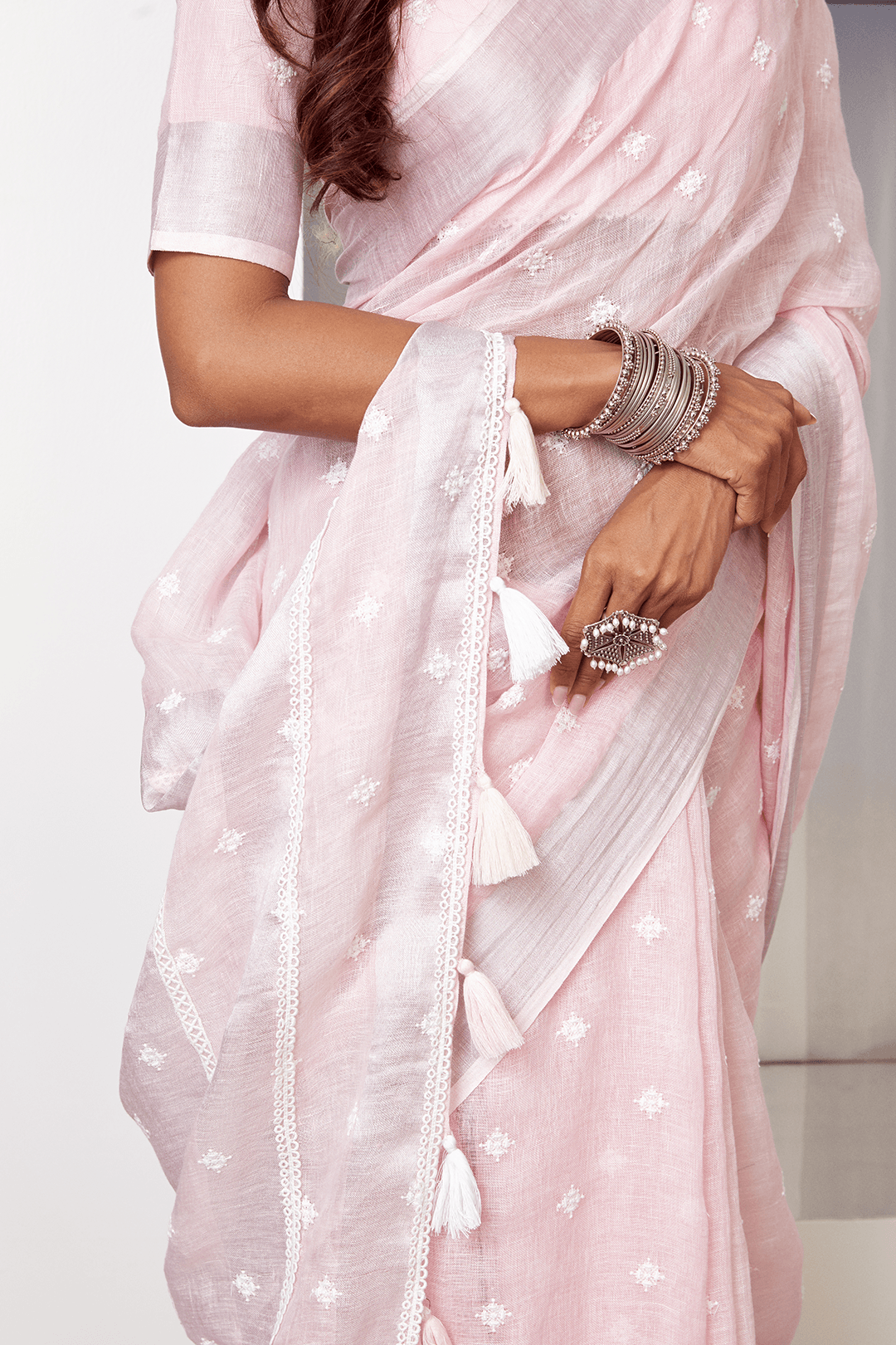 Elain Linen Saree