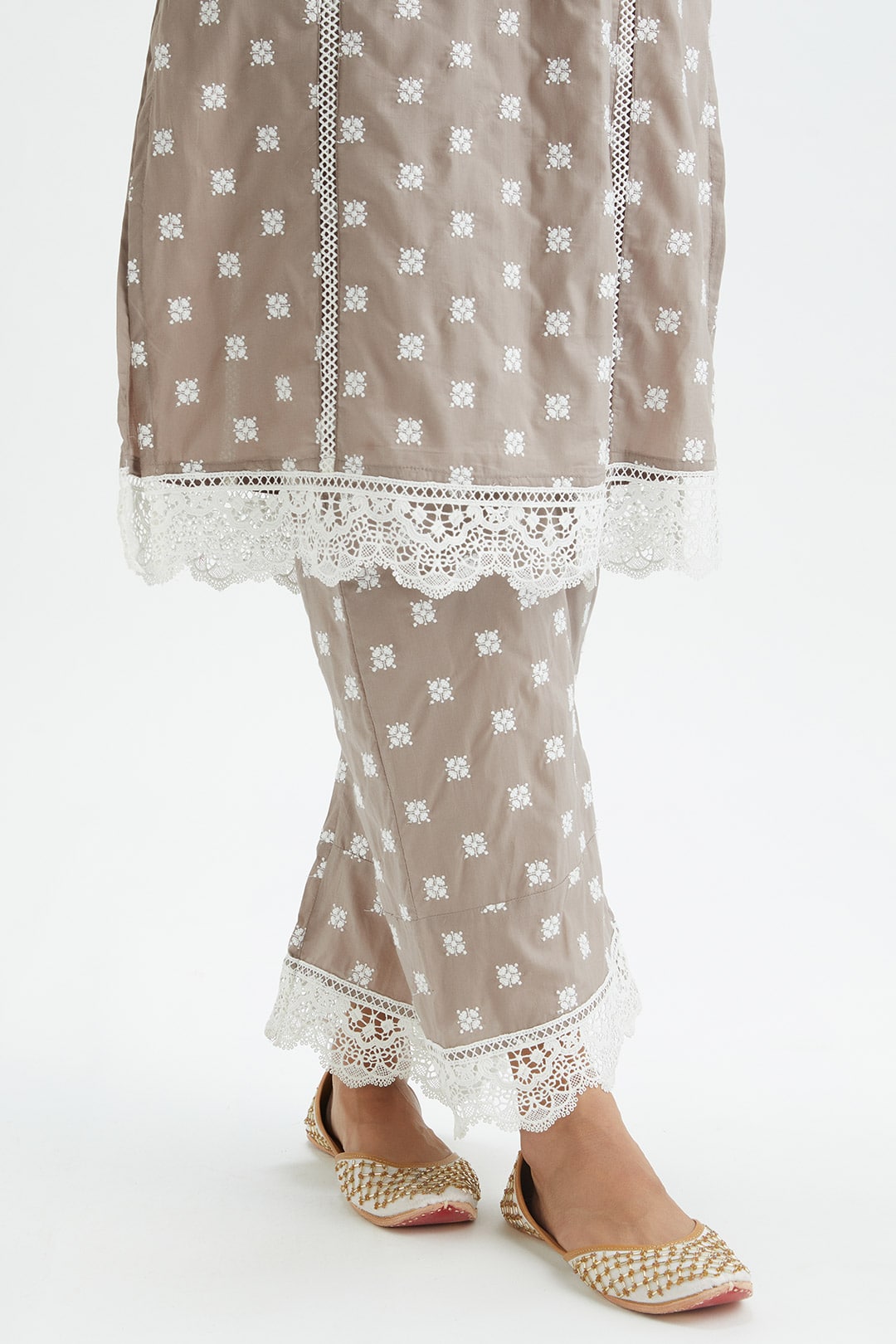 Finch Cotton Grey Kurta Set