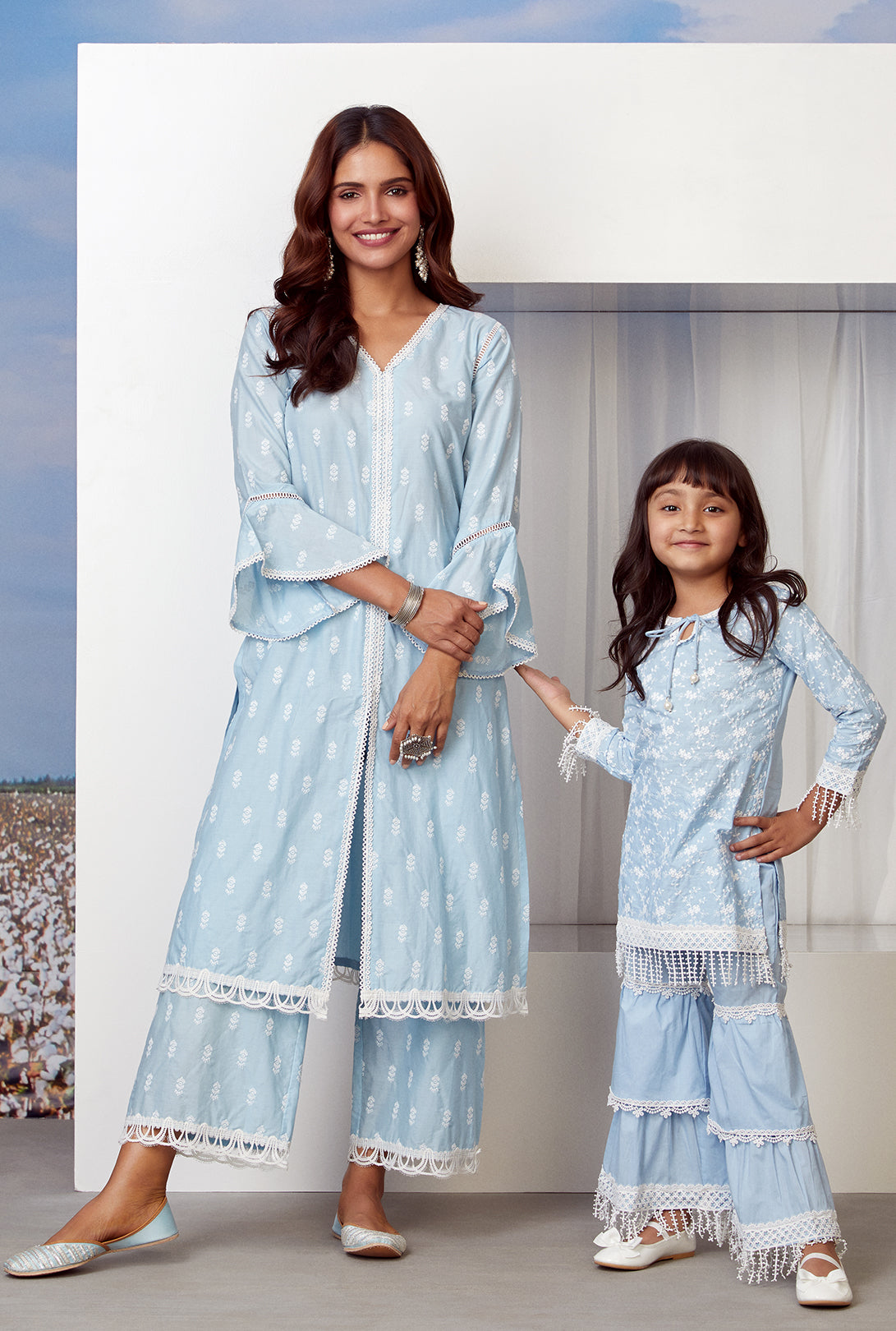 Floret Cotton Kurta Set