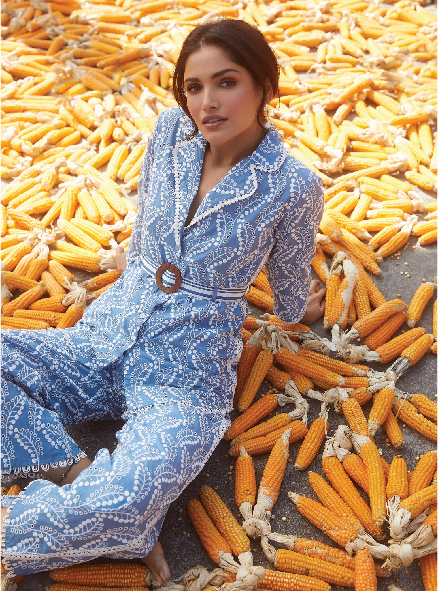 Halo Cotton Denim Co-ord Set