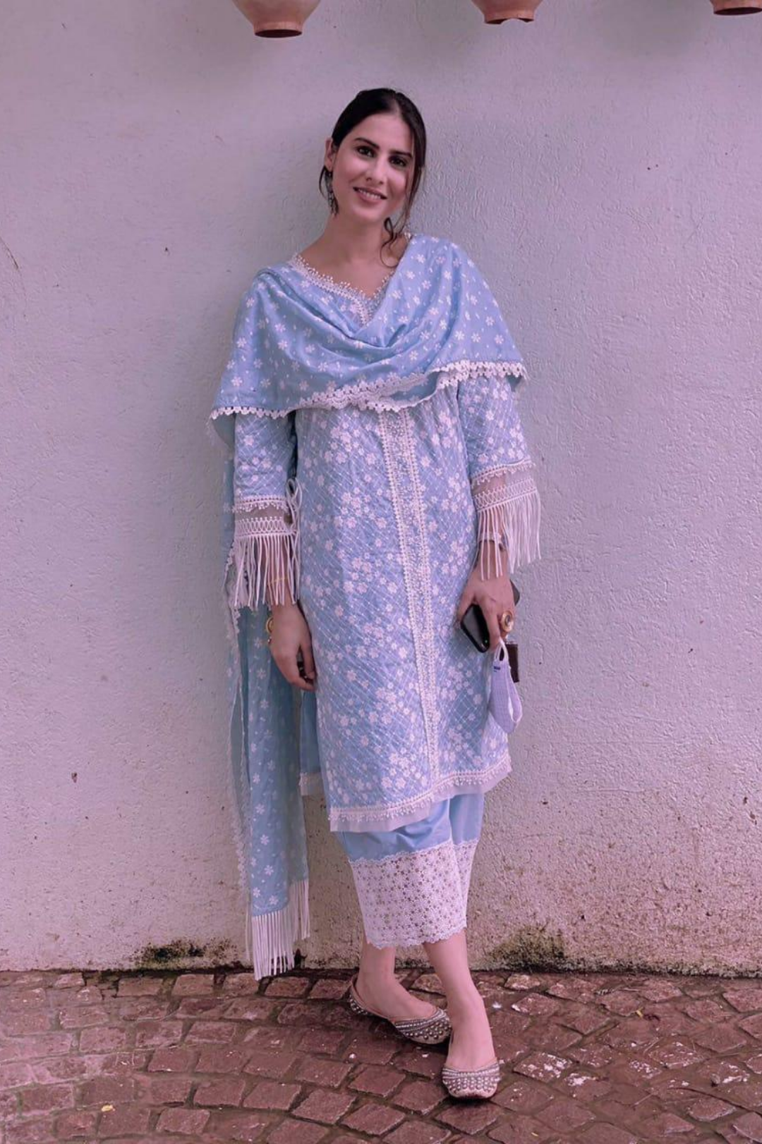 Lina Cotton Kurta with Palazzo Set