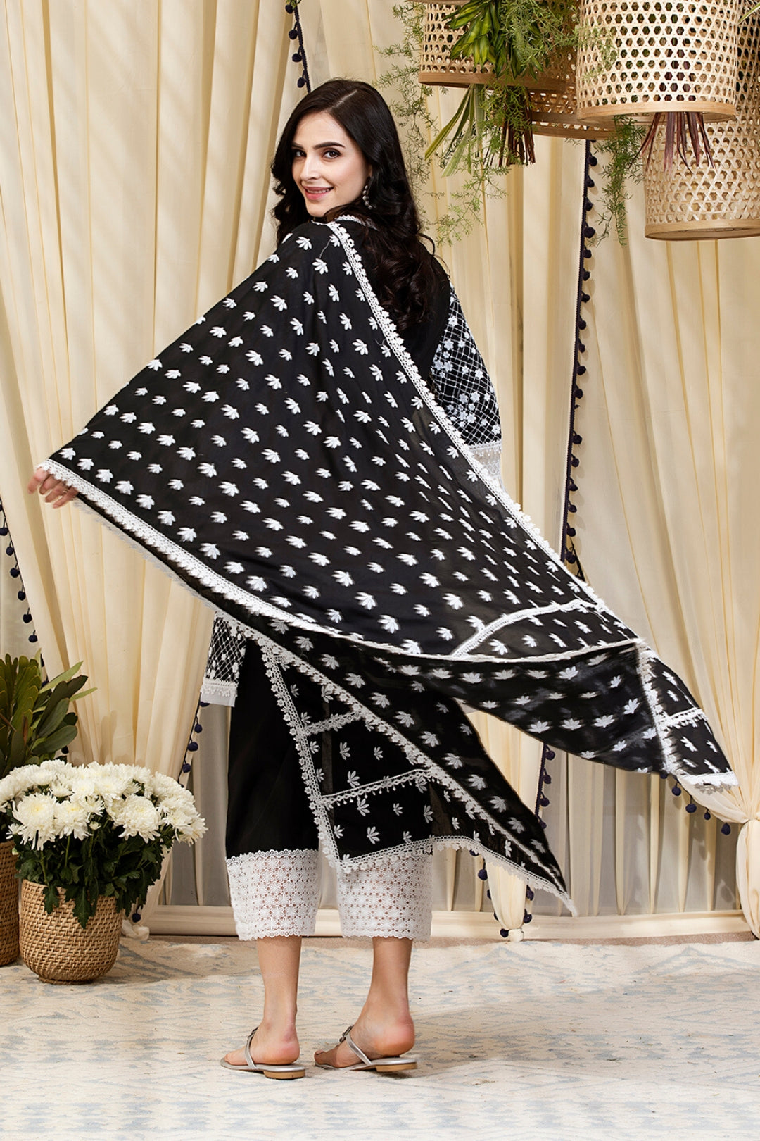 Lina Cotton Kurta with Palazzo Set